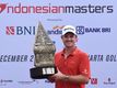 Justin Rose with the Indonesian Masters trophy