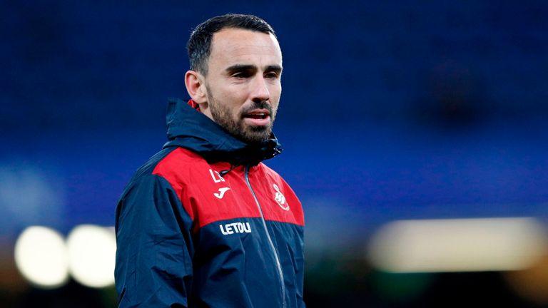 Leon Britton is in caretaker charge of struggling Swansea