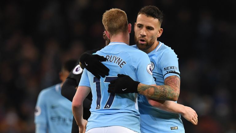 Should Nicolas Otamendi have been penalised for a foul in the area late on against Watford?