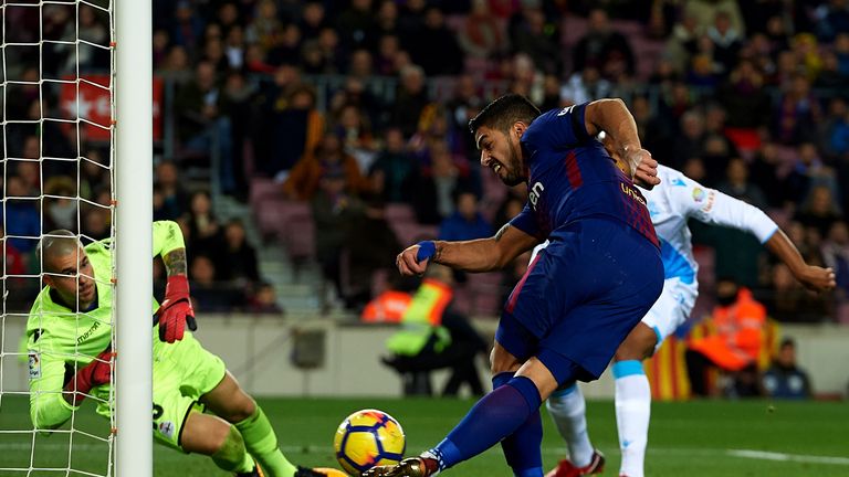 Was Barcelona striker Luis Suarez's shot over the line? Skysports-luis-suarez-barcelona-la-liga_4185767