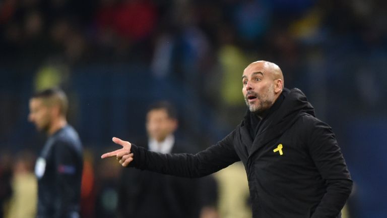Pep Guardiola was delighted with the performance of some of his young players on Wednesday