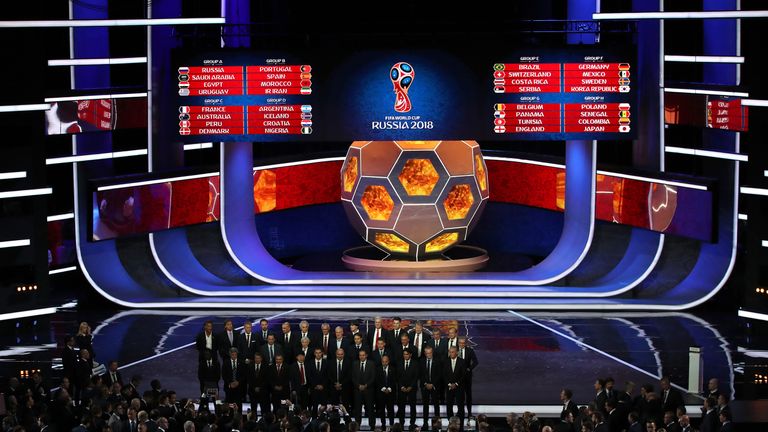 England were drawn in Group G for Russia 2018 at last week's World Cup draw