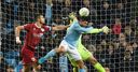 Aguero gives Man City edge in semi