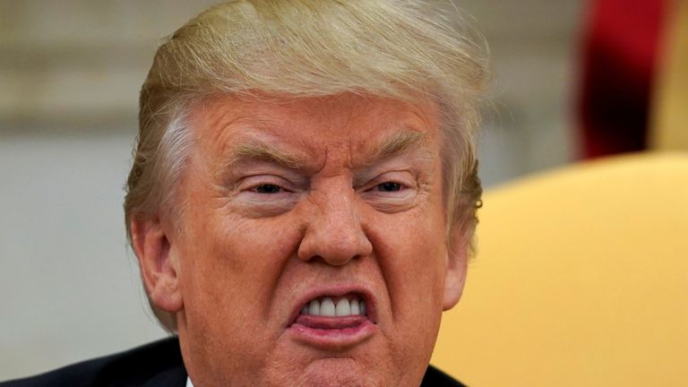 US President Donald Trump tweeted his congratulations but had previously piled on the pressure