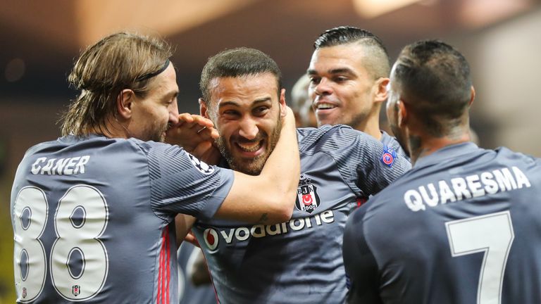 Tosun scored 41 goals in 96 appearances for Besiktas, including four in this season's Champions League