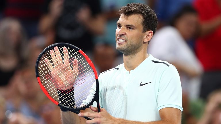 Grigor Dimitrov is the second seed in Rotterdam