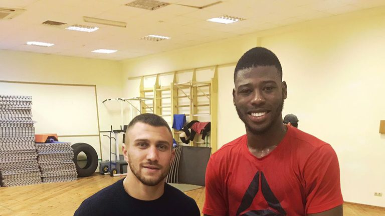 Isaac Chamberlain met Vasyl Lomachenko earlier this week