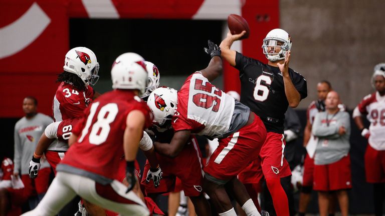 The Arizona Cardinals get stuck into their training camp