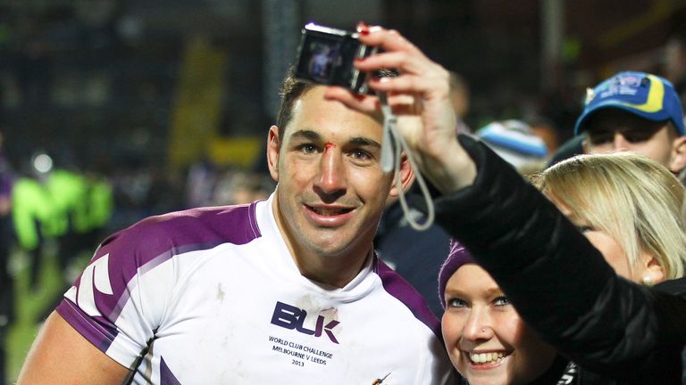 Billy Slater has made 299 appearances for Melbourne Storm, including the last World Club Challenge encounter with Leeds