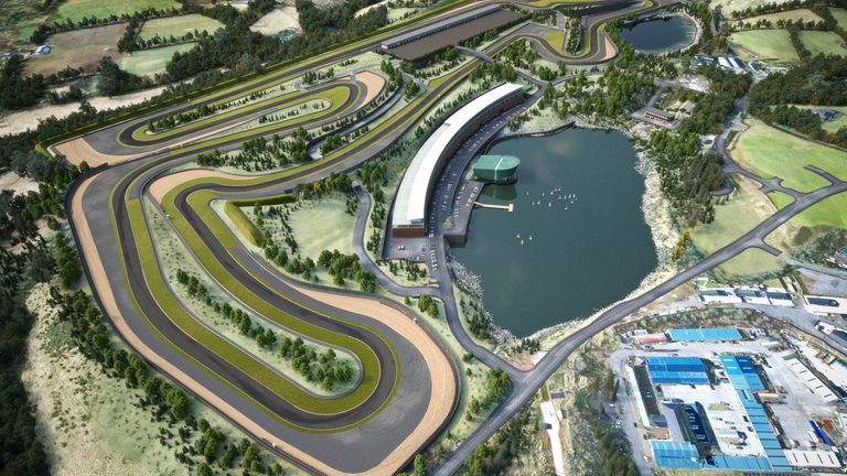 How the Lake Torrent Circuit will look