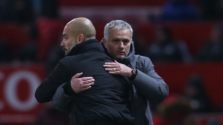 Mourinho says he is having to settle for second best behind rival Pep Guardiola