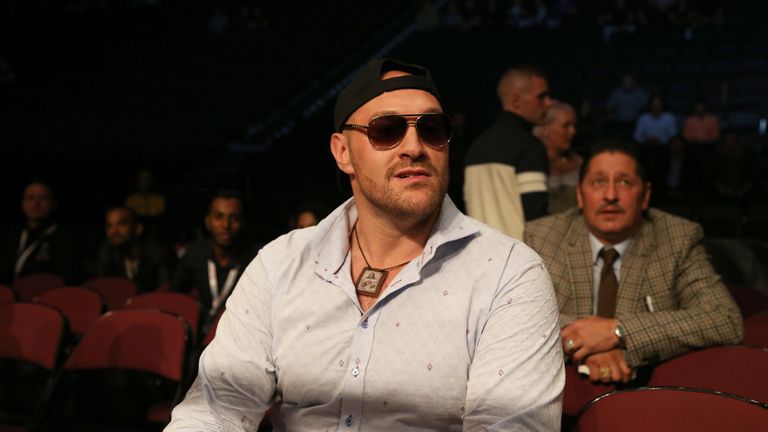 Tyson Fury is training towards a comeback fight this year