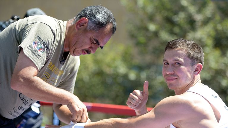 Golovkin is trained by Sanchez too