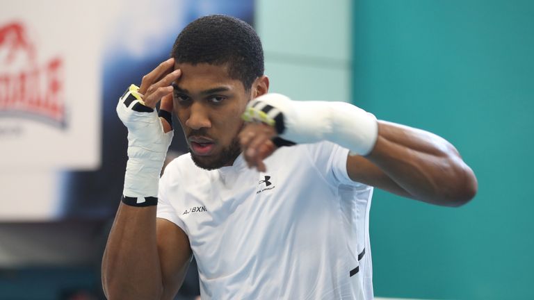 Anthony Joshua holds the WBA (Super), IBF and WBO heavyweight titles