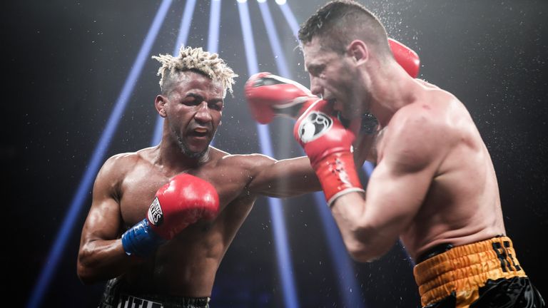 Barthelemy was well beaten by Relikh (Amanda Westcott/SHOWTIME)