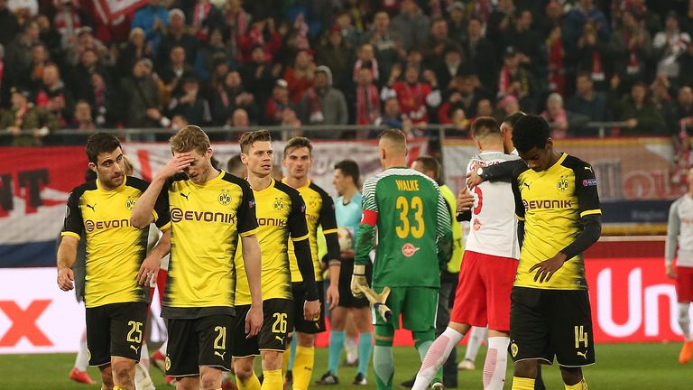 Borussia Dortmund crashed out of the Europa League