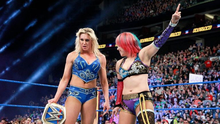 Asuka signalled her intention to challenge Charlotte Flair after her Fastlane title defence against Ruby Riott