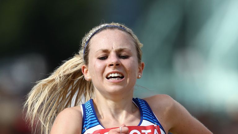 Charlotte Purdue easily won the women's race