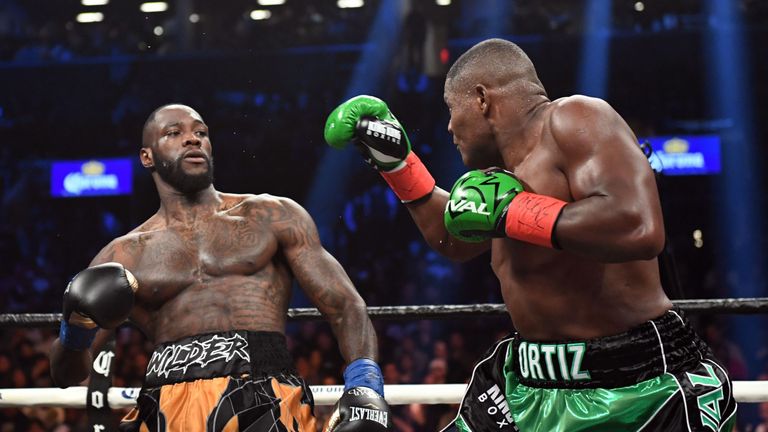 Dillian Whyte will appeal 'outrageous' WBC rule, says Eddie Hearn 3 Luis Ortiz (R) was beaten by Deontay Wilder in March