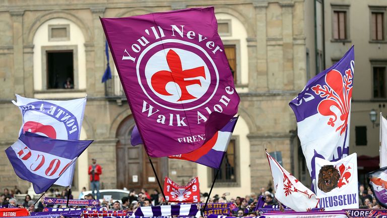 Thousands of fans turned out to honour Astori in Florence
