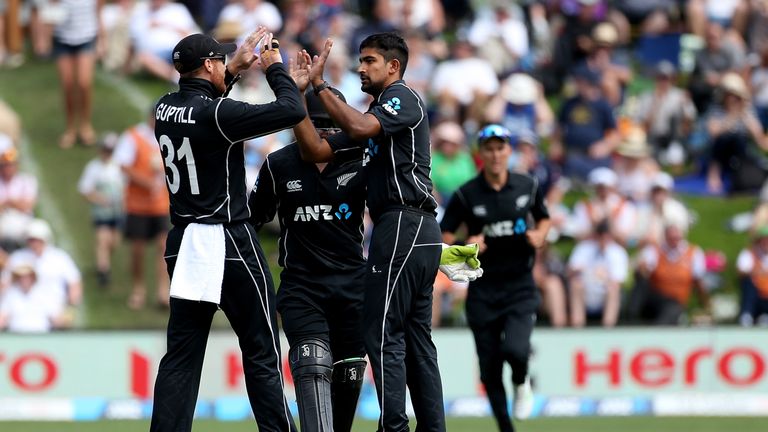 Ish Sodhi played a pivotal part in New Zealand's fourth ODI win