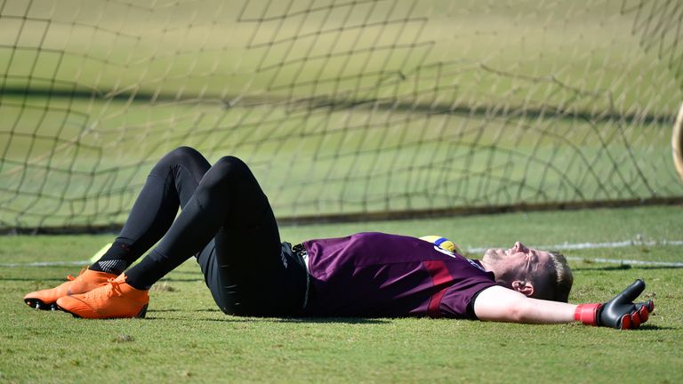 Joe Hart returned to West Ham's starting line-up last weekend (courtesy of West Ham United Football Club) 