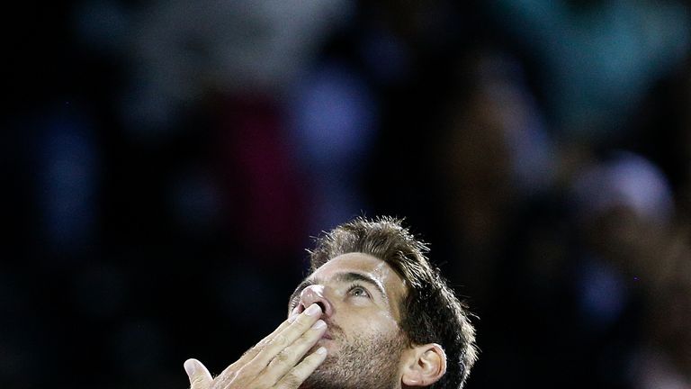 Del Potro, Raonic on course, Cilic ousted by Isner at Miami Del Potro, Raonic on course, Cilic ousted by Isner at Miami
