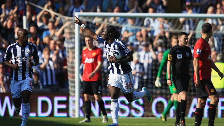 Lukaku scored Premier League goals during West Brom loan spell