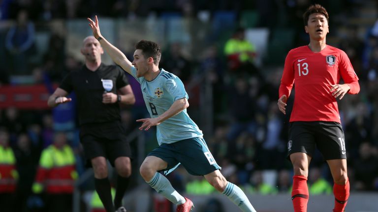 Michael O'Neill lavished praise on Paul Smyth after his winning goal against South Korea
