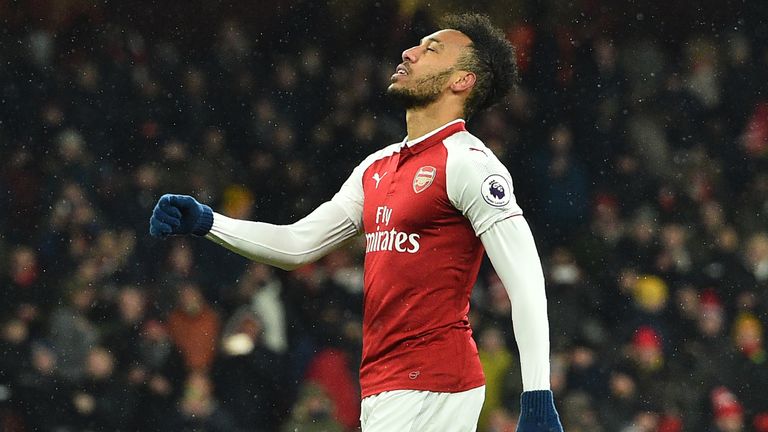 Pierre-Emerick Aubameyang is unable to play in the Europa League this season