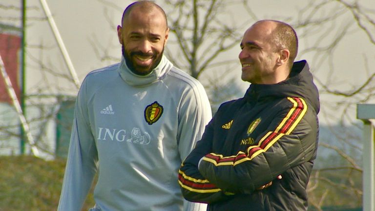 Thierry Henry has worked as Roberto Martinez's assistant with the Belgium national team for two years