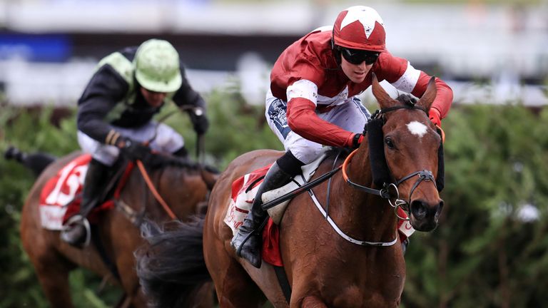 Tiger Roll powers to a third successive Cheltenham Festival win