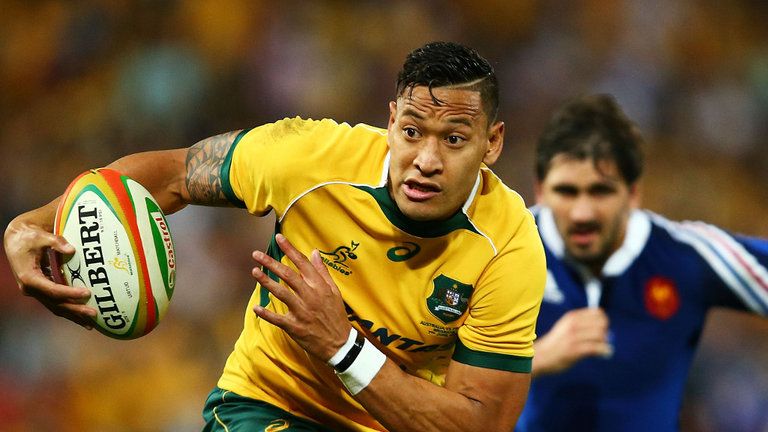 Israel Folau says "he has no problem with gay people"