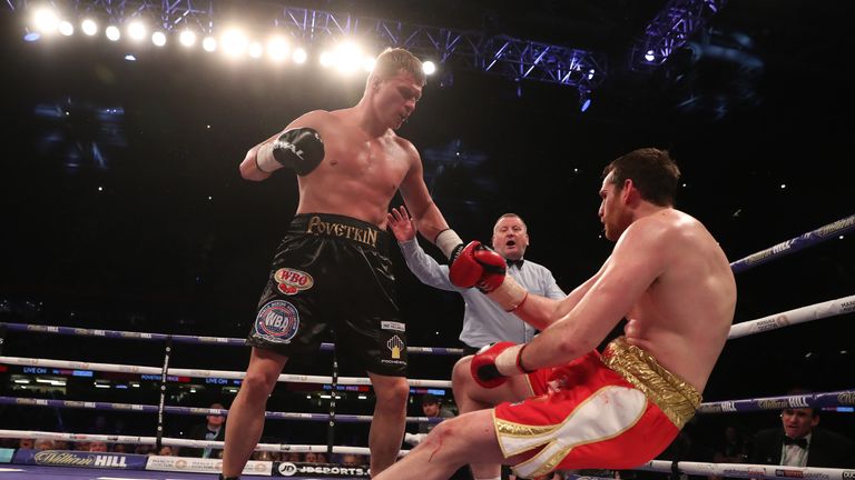 Povetkin knocked out David Price in the fifth-round on his return last month