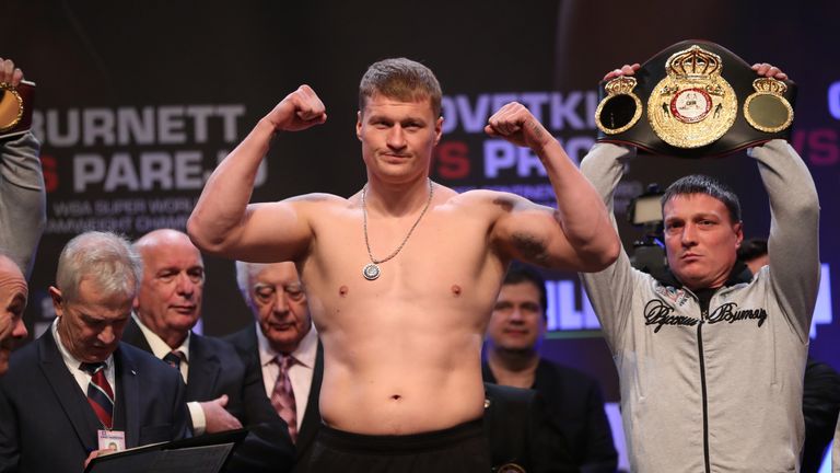 Alexander Povetkin is the mandatory challenger for Joshua's WBA 'super' belt