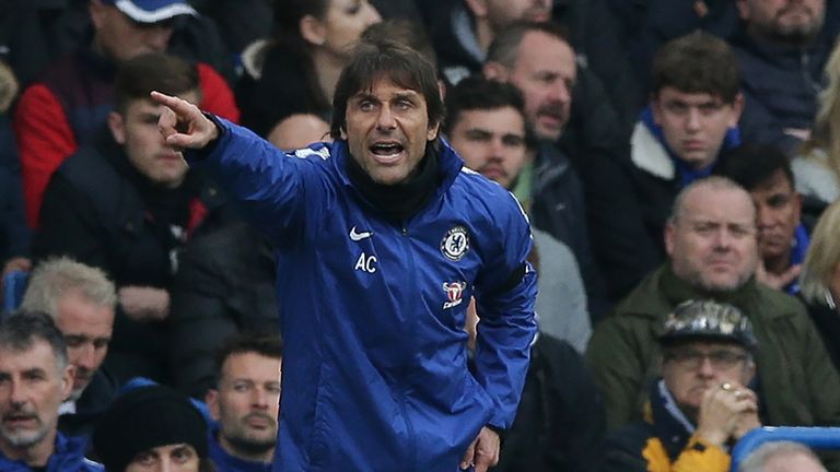 Conte refused to be drawn on his future as Chelsea boss