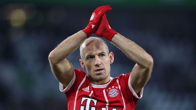 Robben has won seven Bundesliga titles with Bayern Munich