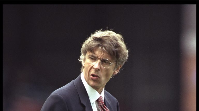 Wenger joiend Arsenal after a two-year spell as manager of Japanese side Nagoya Grampus Eight