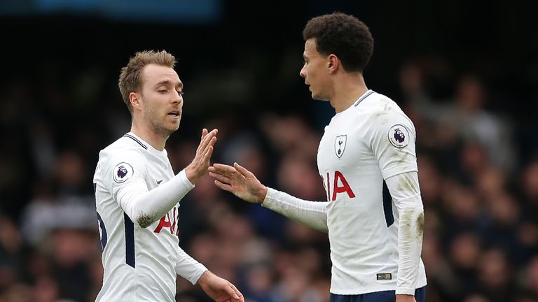 Christian Eriksen's 10 league goals this season are a career-matching best during his time at Spurs