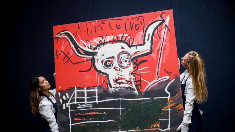 Basquiat's work is inspiring to Joyce