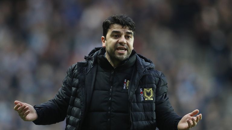 Dan Micciche was appointed as MK Dons manager in January and sacked in April