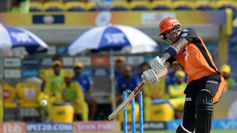 Alex Hales picks out the man at backward point as against Chennai (Credit: AFP)