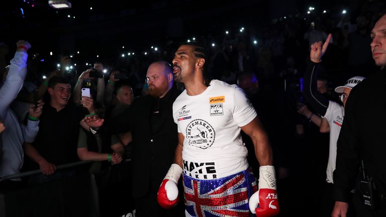 David Haye's familiar ringwalk could be his last