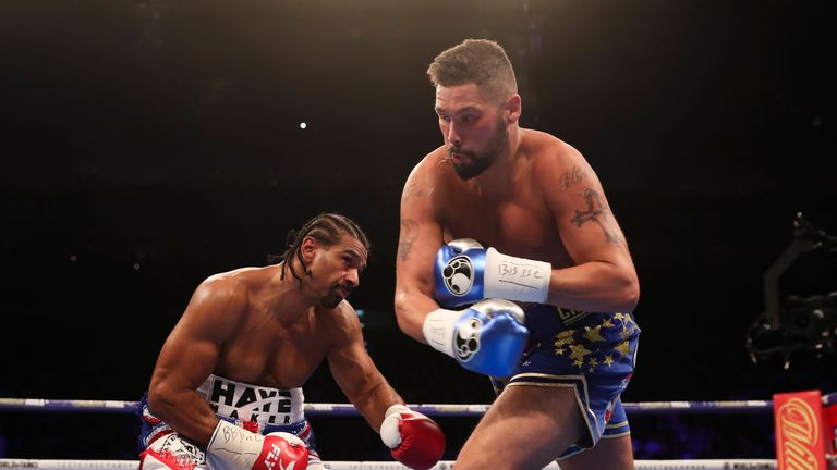 Tony Bellew stopped David Haye in the fifth round at The O2