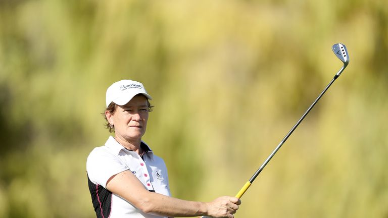 Catriona Matthew carded rounds of 69 and 75 at the Buckinghamshire