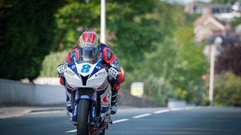 Kneen was riding for the Northern Ireland based Tyco BMW team (credit: Steve Babb)