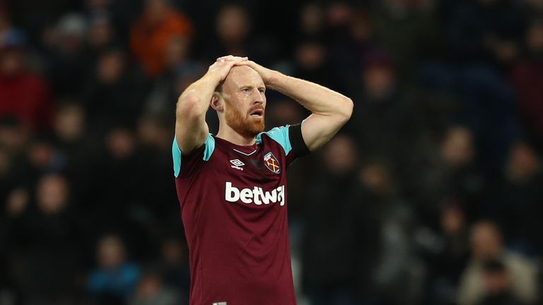 34-year-old James Collins spent 10 years with the Hammers across two spells.