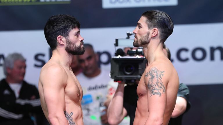John Ryder and Jamie Cox both made the super-middleweight limit