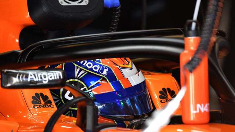 Norris in the McLaren
