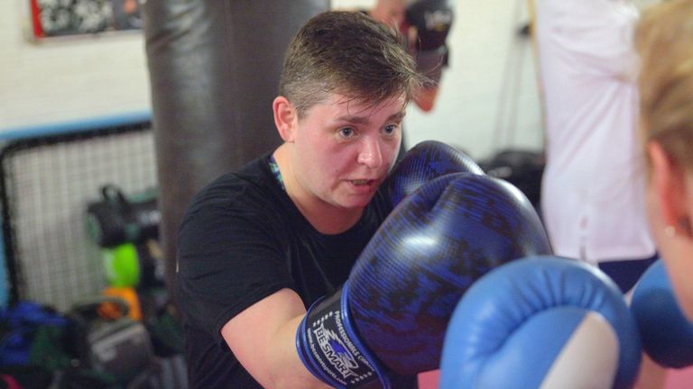 Leasa says building friendships and fitness are major factors in her passion for boxing